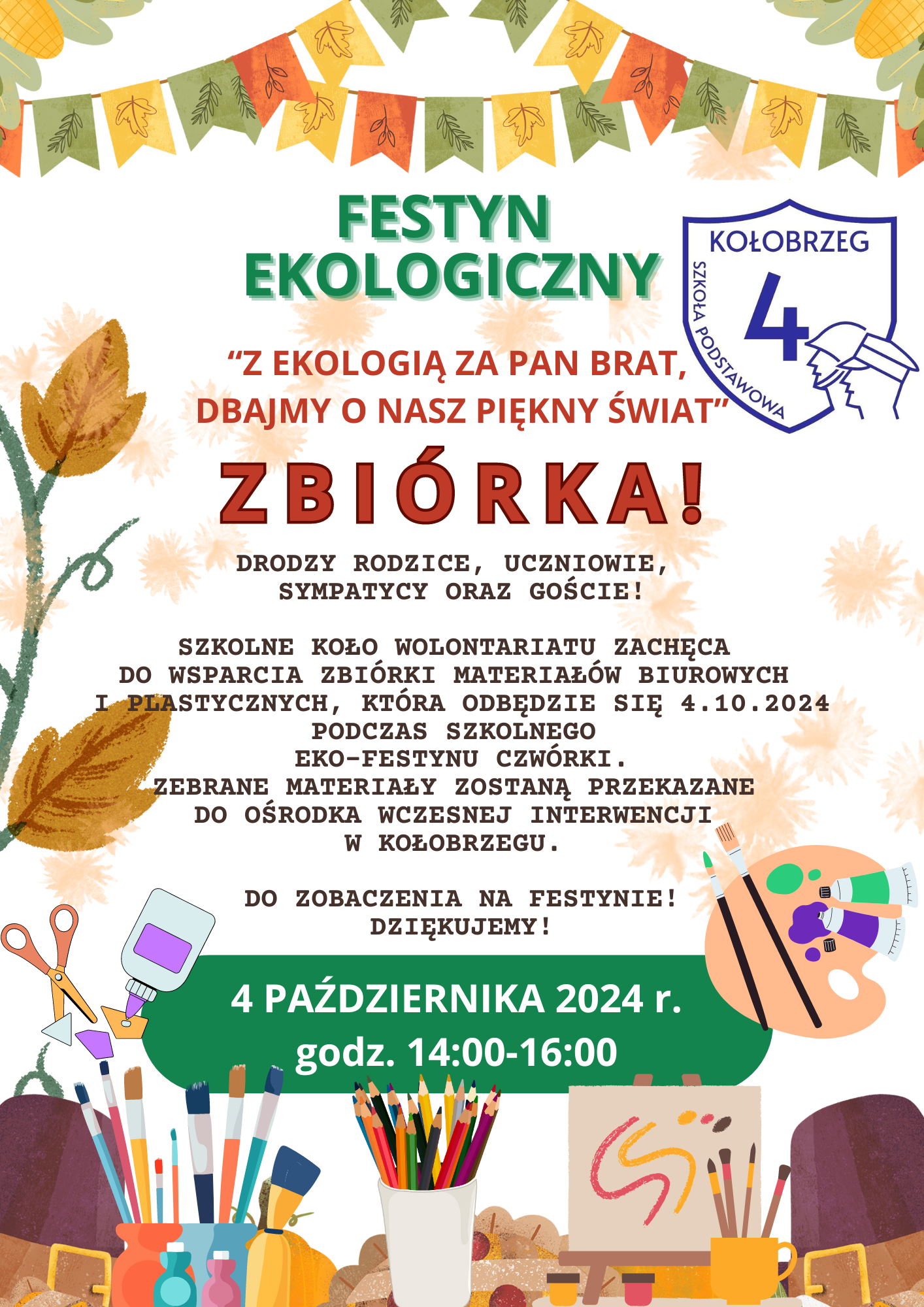 plakat promujący zbiórkę