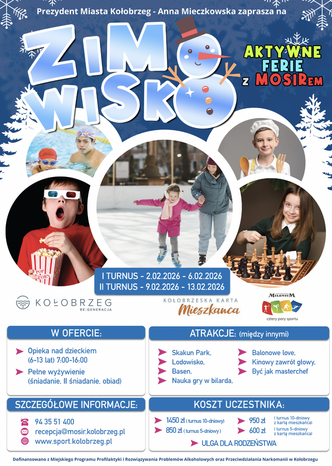Plakat zimowisko z Mosirem